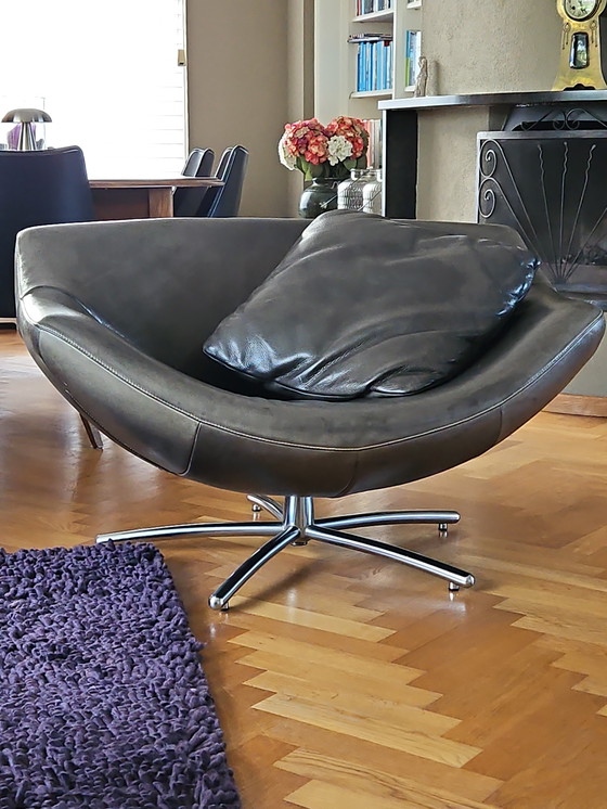 Image 1 of Label Gigi schwarzes Leder