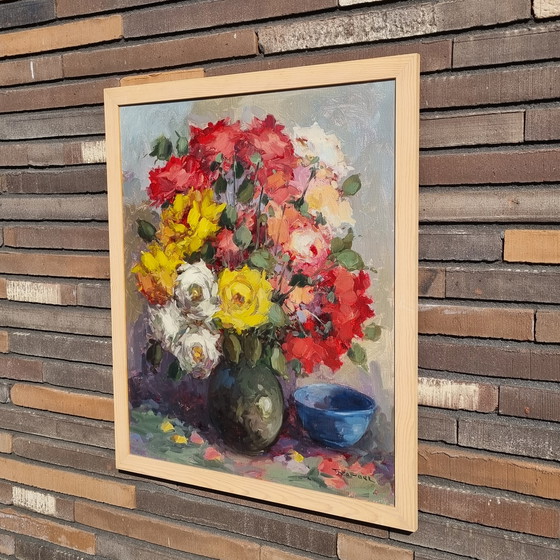 Image 1 of Flower still life 50x60 cm