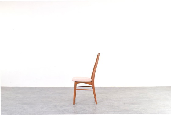 Image 1 of Sedie da pranzo Eva Mid-Century in teak e lana di Niels Koefoed per Koefoed Hornslet, anni '60, set di 4