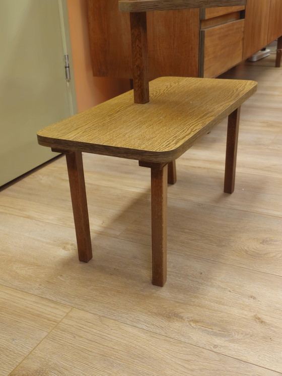 Image 1 of Vintage Formica Plantentafeltje Plantentafel Bijzettafel