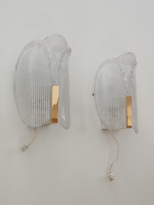 Paire d'appliques de Carl Fagerlund années 1970