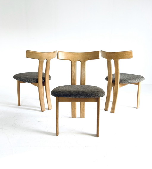 3x chaise de salle à manger vintage '60s