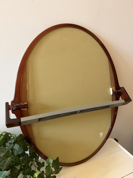 Specchio Ovale Mid Century – Glass, Plastic (photo 5 of 7)