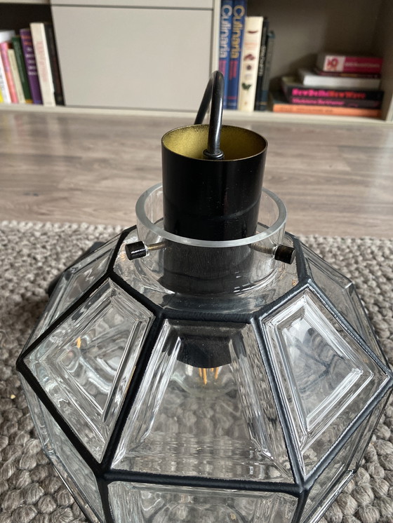 Image 1 of Glashütte Limburg hanglamp uit de jaren 60 of 70