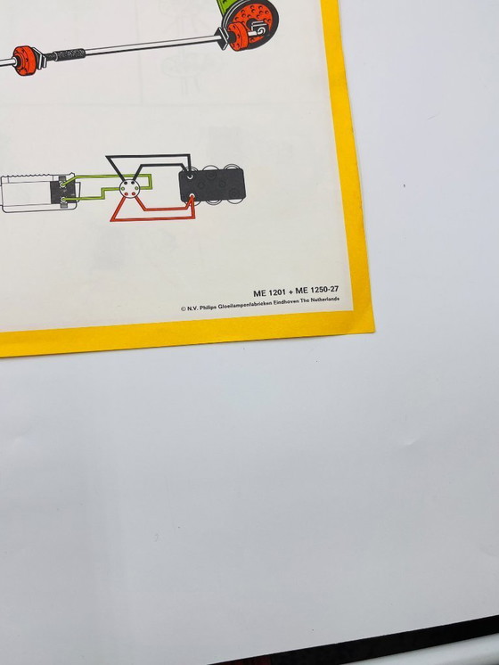 Image 1 of Lot of 11 technical diagrams for Philips games, 1967