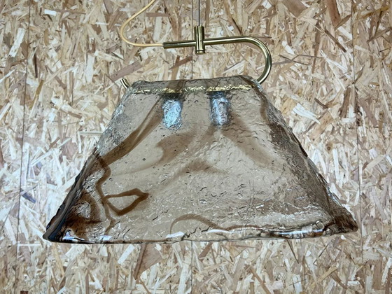 Image 1 of Lampada anni 60-70 Lampada da soffitto in vetro di Murano anni 60