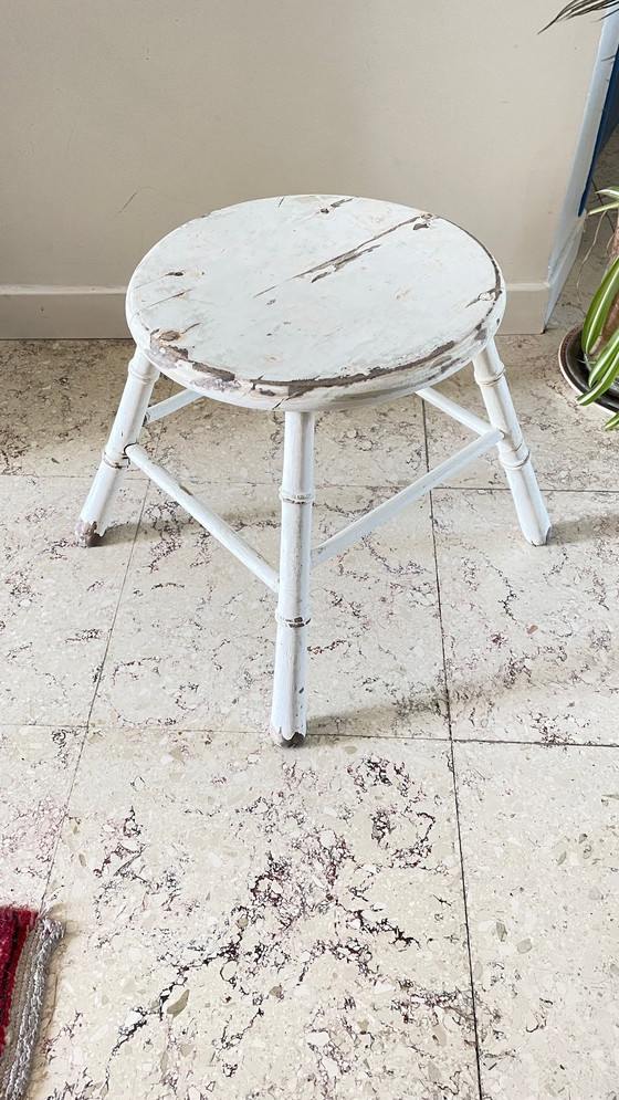 Image 1 of Antiek Bamboe Krukje