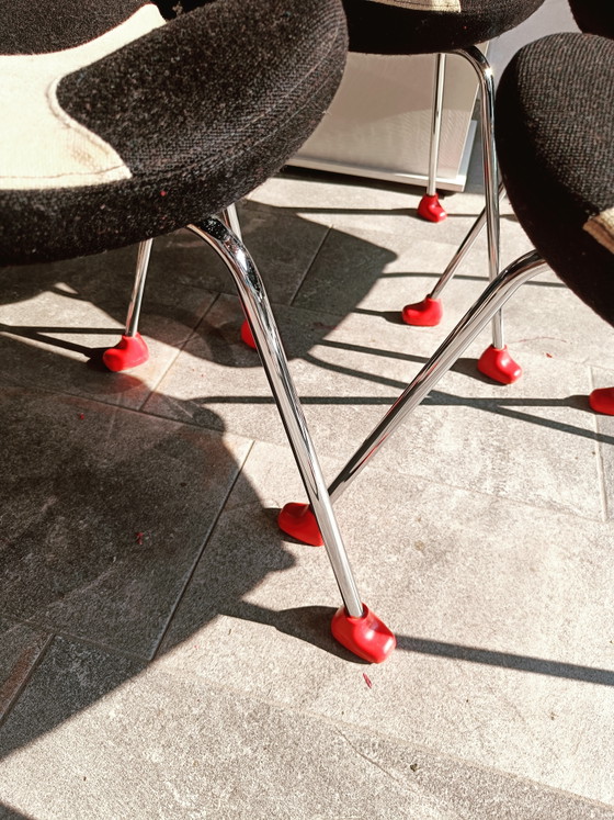 Image 1 of Ensemble de 4 chaises Garriri conçues par Javier Mariscal pour Moroso dans les années 1990.