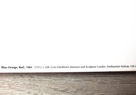 Image 1 of Mark Rothko "Blauw, oranje, rood" 1966 - Vintage museum posters - (80 x 60 cm)