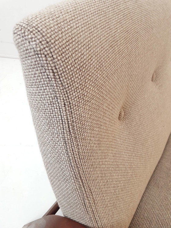 Image 1 of Panca vintage in teak Gimson & Slater De Ploeg in tessuto lana