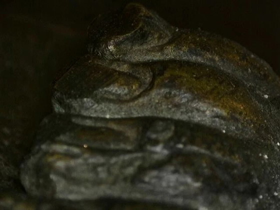 Antiek bronzen Rama beeld uit Thailand – krachtige hofstijl met beweging – lot 464 – Beeldhouwkunst, Wood (photo 24 of 25)
