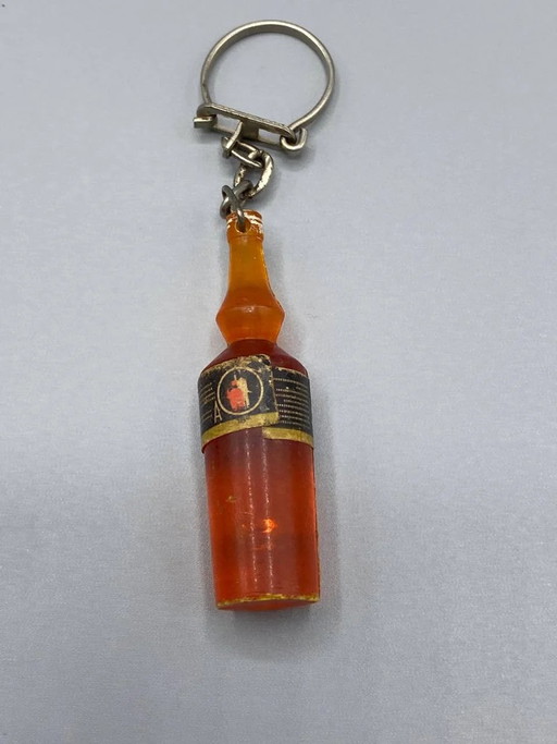 Saint Raphaël Promotional Keychain – Miniature Resin Bottle – portemonnees klein lederwaren, Paper, Metal (photo 2 of 2)