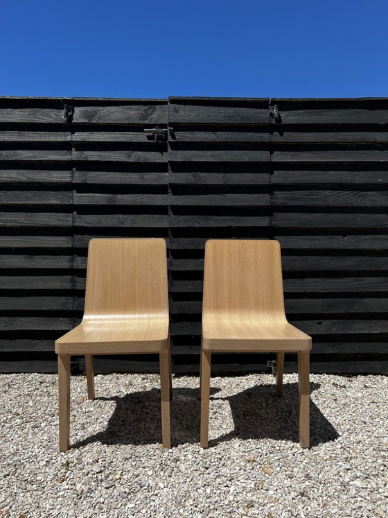 Image 1 of 2x Französische Designerstühle aus Eiche, EMEA-Kollektion von Iratzoki Lizaso