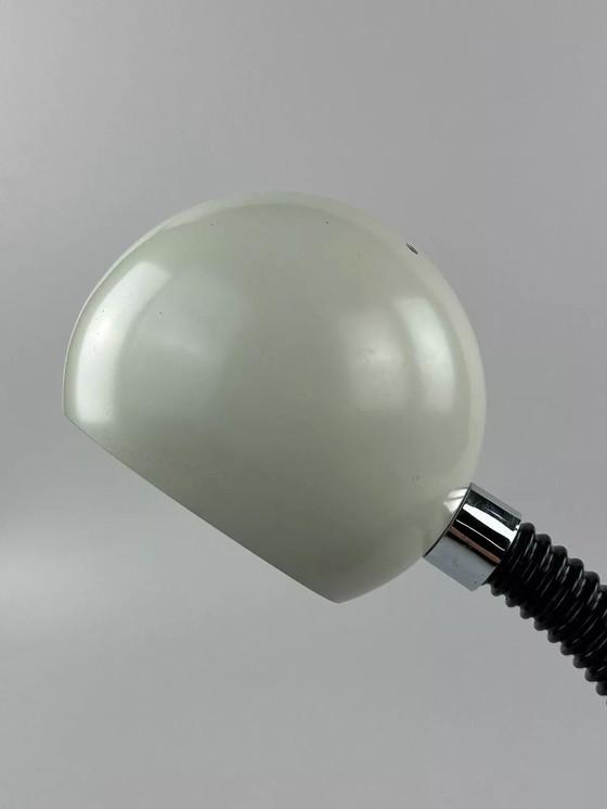 Image 1 of 60s 70s tafellamp Egon Hillebrand bollamp space age metaal ontwerp