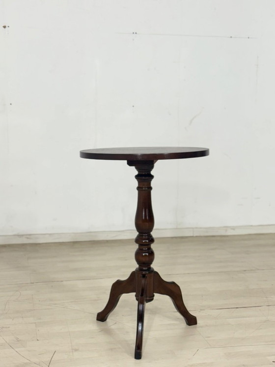 Image 1 of Keukentafel in koloniale stijl, lage tafel, bijzettafel, tuintafel, vintage keukentafel