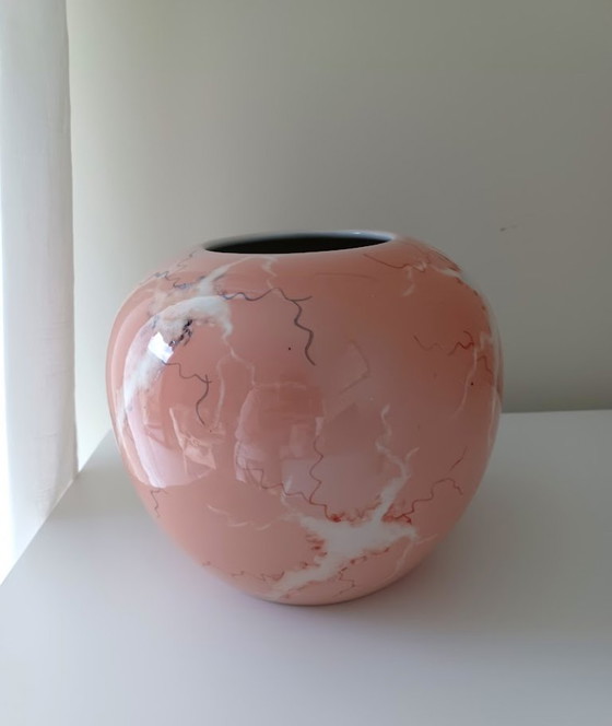 Image 1 of Vaso di design SIA – Sonja Ingegerd Andersson – Portogallo – smalto dipinto a mano – anni '70-'80