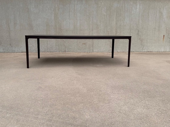 Image 1 of VITRA coffee table designed by JASPER MORRISON 120X70 from the PLATE series, color chocolate