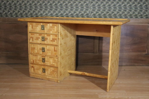 Scrivania in rattan di Dal Vera Italia