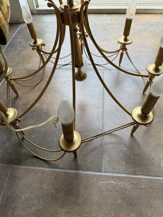 Image 1 of Messing-Kronleuchter Gaetano Sciolari