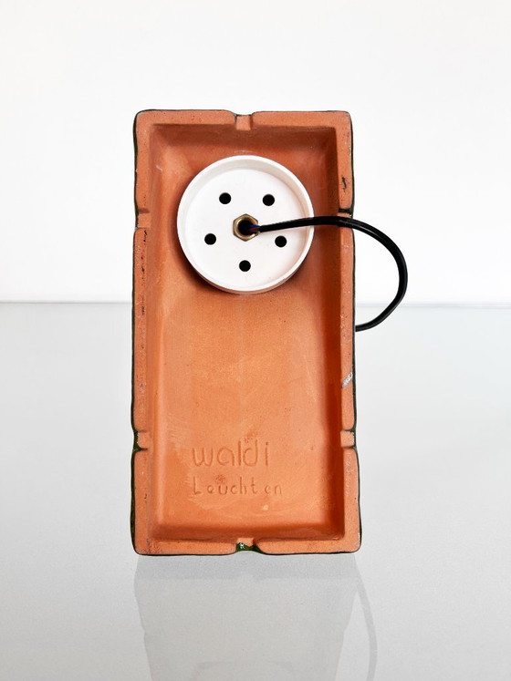 Image 1 of Vintage Ceramic Waldi Leuchten table lamp/wall lamp