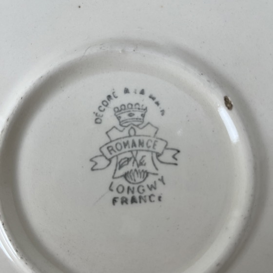 Image 1 of Longwy-Kuchenform, Modell "Romance", Anfang 20. Jahrhundert