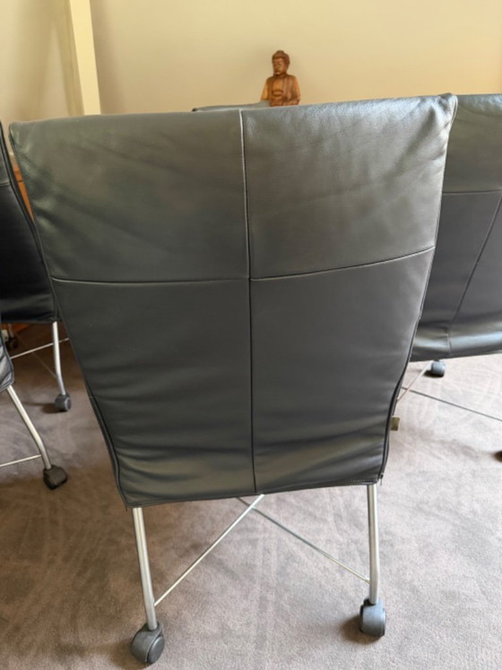 Image 1 of Montis Chaplin black dining chair 16 pieces
