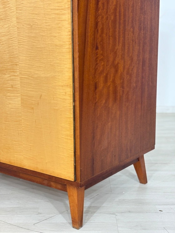Image 1 of Vintage Mid-Century Linen Cabinet / Cupboard / Shoe Cabinet / Wardrobe