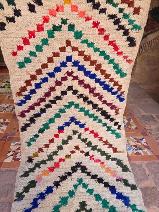 Kleiner Vintage-Teppich von Beni Ourain, 155 x 70 cm