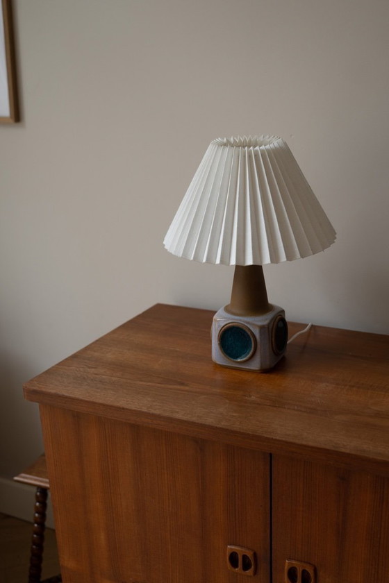 Image 1 of Danish ceramic table lamp