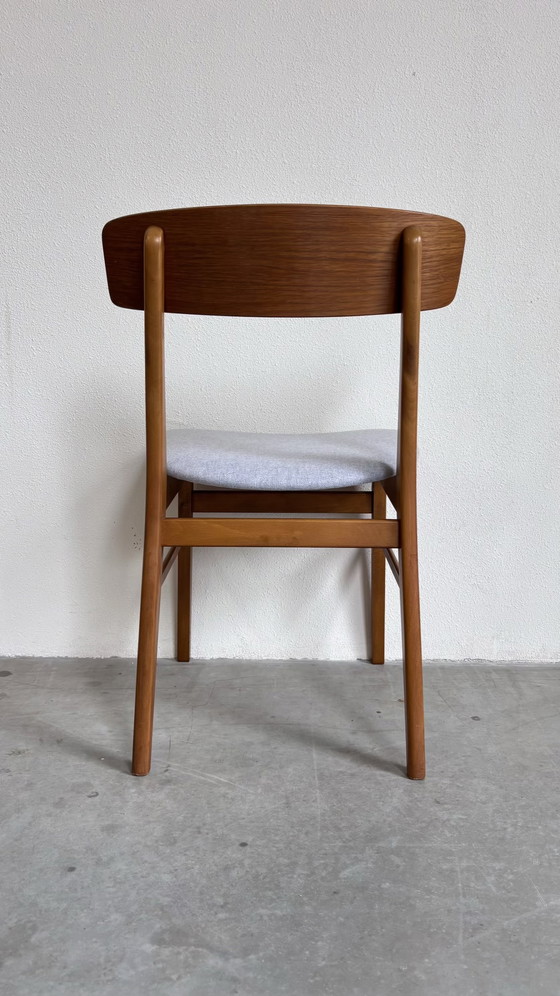 Image 1 of Set of 4 Vintage Chairs Danish Farstrup
