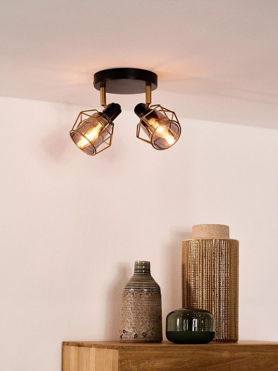 Lucide NILA faretto da soffitto - 2xE14 - Nero - ricondizionato, Faretti (foto 2 di 4)