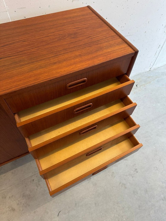 Image 1 of Buffet en teck restauré, style vintage milieu du XXe siècle, années 1960, Danemark