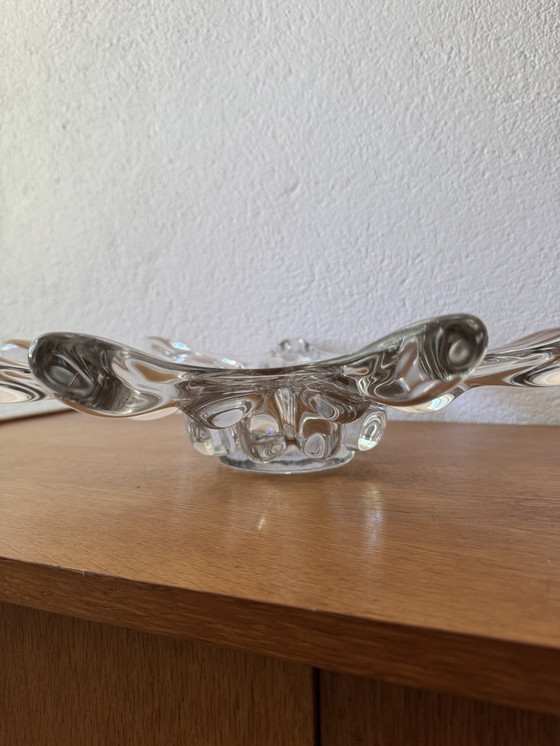 Image 1 of Large 60's star crystal bowl