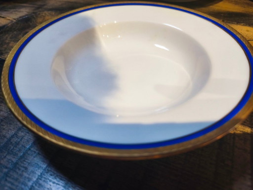 2 soepschotels Richard Ginori Blue Palermo Edition 20cm – tafelwaar, Gold, Porcelain (photo 2 of 5)