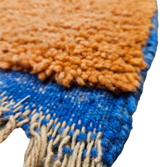 Image 1 of Handgeknoopt oosters wol Berber tapijt Boujad new Marokko 74x354cm