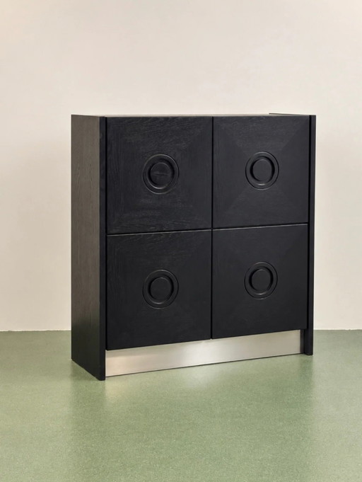 Brutalistischer Getränkeschrank, 1970er Jahre