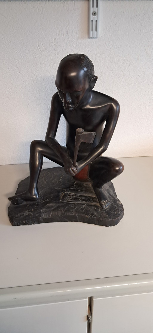 Vintage Maasai sculpture from Kenya clone