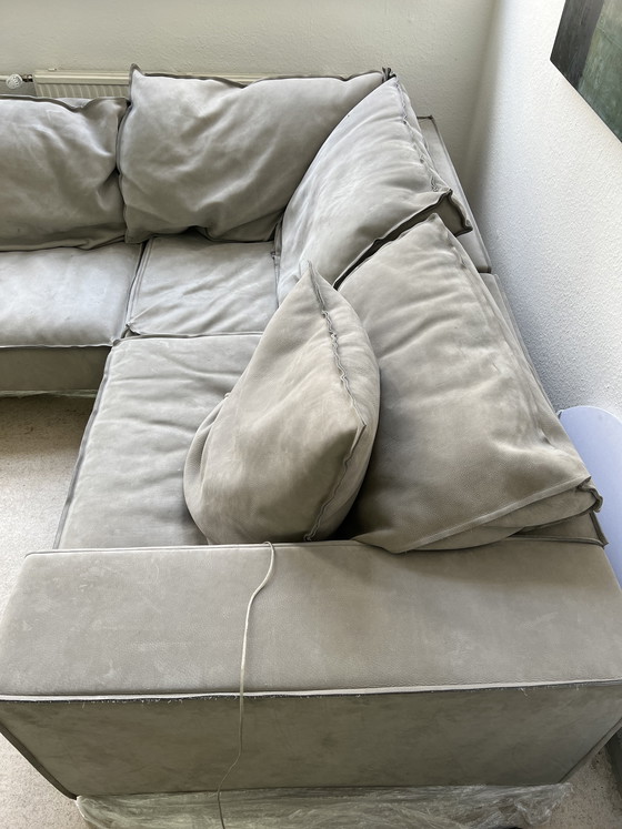 Image 1 of Baxter Budapest Zachte Sofa 3-delige Cat. A Nabuck Lichtgrijs