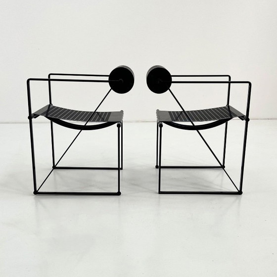 Image 1 of Silla Seconda negra de Mario Botta para Alias, década de 1980.