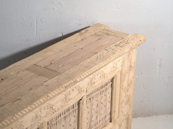 Antique carved sideboard in fir wood – China, circa 1930 (photo 11 of 40)