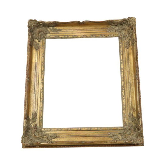 Image 1 of Antique Classic Gold Leaf Frame 74cm