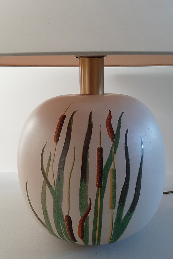 Image 1 of Lampada da tavolo in ceramica in stile Japandi di metà secolo