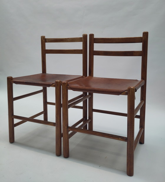 Image 1 of 2x dining chair Ate from Apeldoorn Houtwerk Hattem