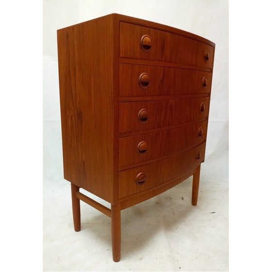 Image 1 of Vintage teak chest of drawers by Kai Kristiansen for Feldballes Mobelfabrik, 1960.