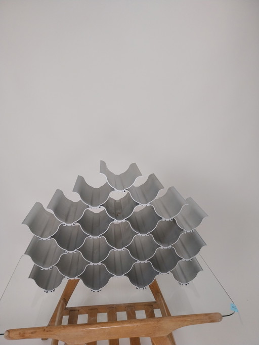 1 x modular la cantinetta aluminum wine rack 24 bottle