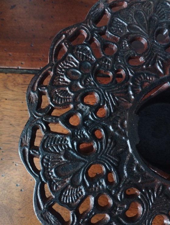 Image 1 of Silea gietijzeren voedselwarmer of theepotwarmer