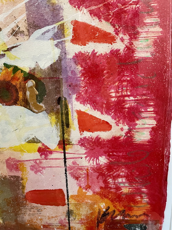 Image 1 of Bram Reijnders - Serigrafía, White Magic Turbulence - Enmarcado