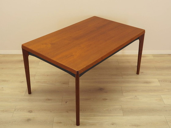 Ausziehbarer Esstisch aus Teakholz von Henning Kjærnulf, Vejle Stole & Møbelfabrik, Dänemark, 1960er Jahre (photo 16 of 29)