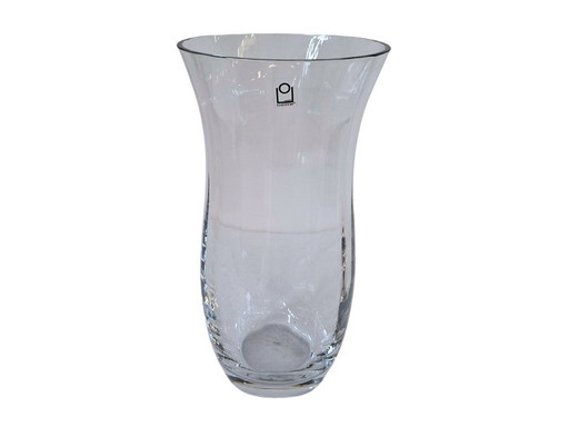 Vintage ICHENDORF Crystal Centerpiece Vase – Handarbeit – H 30cm