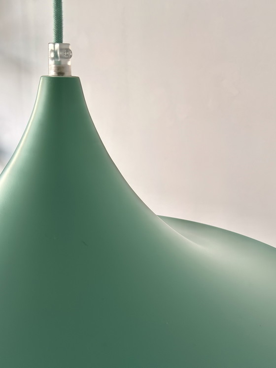 Lampada a sospensione Vintage Semi di Bonderup & Thorup per LYFA – verde menta/pistacchio – 1968 (photo 12 of 14)